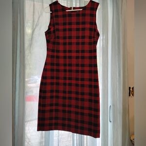 Red plaid Tommy Hilfiger dress